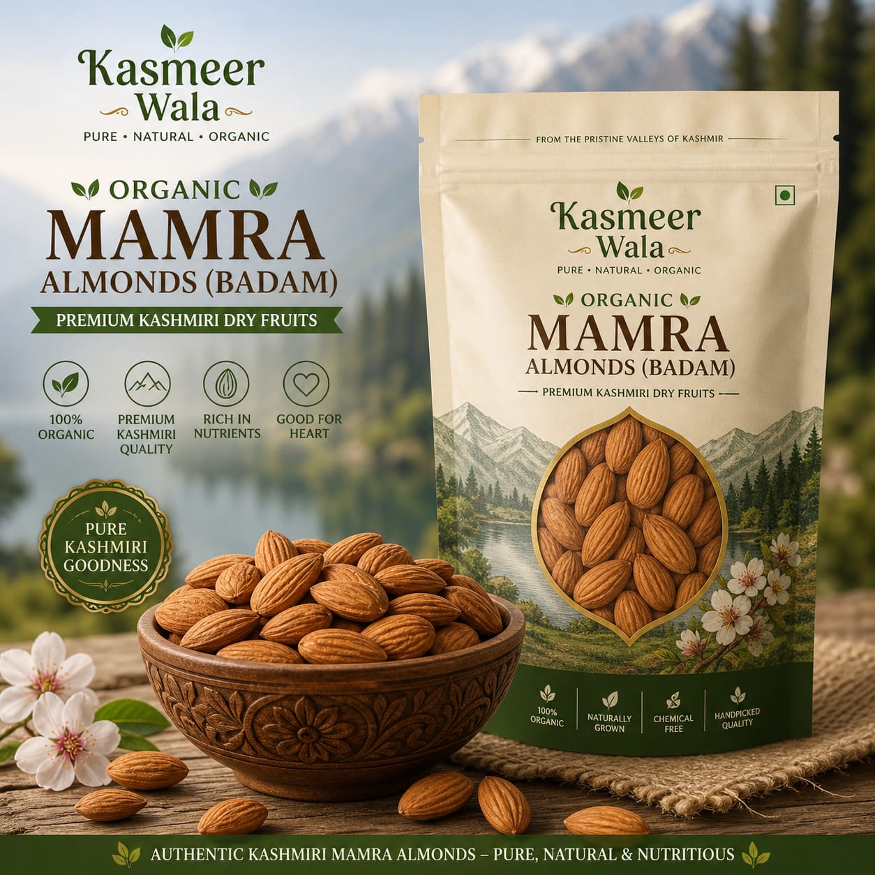 Organic Mamra Almonds - The Superfood to Get You Feeling Alive