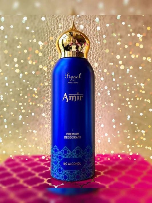 AMIR PREMIUM DEODORANT No Alcohol 200 Ml AWATIF 9 ML (Pack of 3)