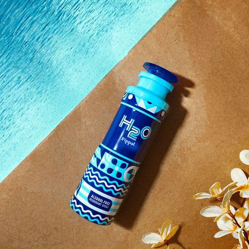 H2O Alcohol Free DeoDorant Spray 200ml Omaar 9ml Pure Perfume (Pack of 2)
