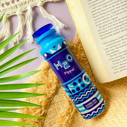 H2O Alcohol Free DeoDorant Spray 200ml Omaar 9ml Pure Perfume (Pack of 3)