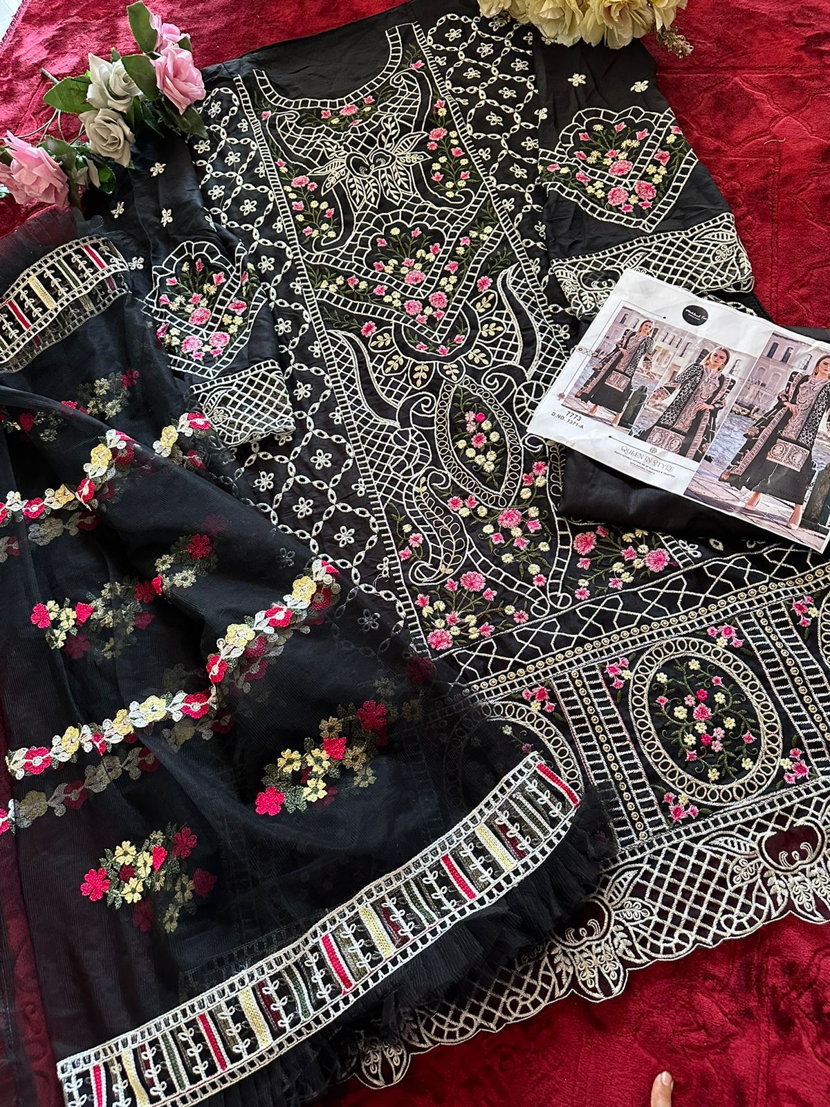 MEHBOOB TEX – Maria B Chikan Collection (Design 1371 A-B) |NC