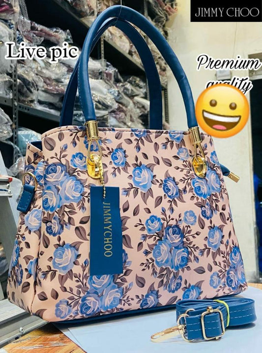 Jimmy Choo Floral Triple Partition Handbag for Women | ZR