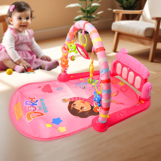 2in1 Baby Kick And Play Piano Gym Mat Fitness Rack (1 Set)
