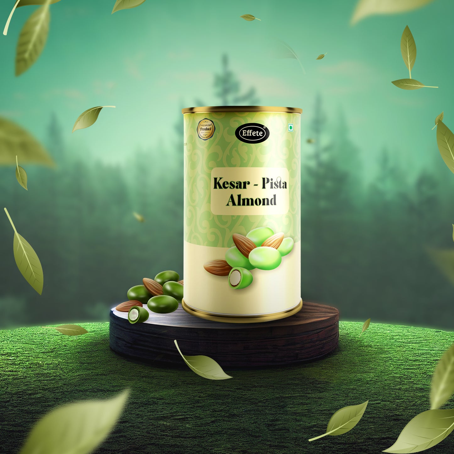 Effete Kesar-pista Almonds Chocolate (96 G)