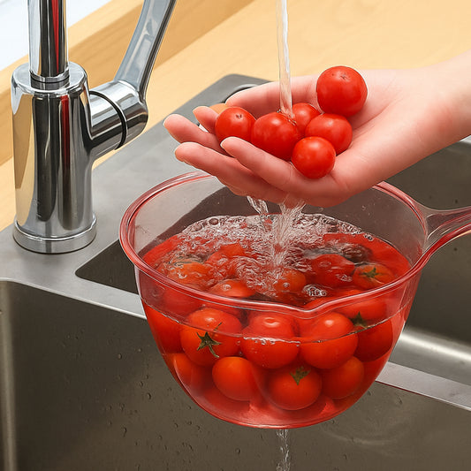Multipurpose Kitchen Washing Straining Bowl (1100 Ml 4 Pc)