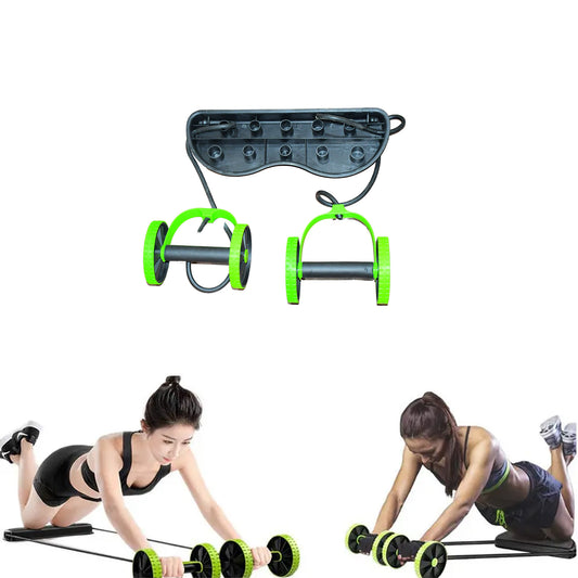 7246 Professional Fitness Imported Ab Builder Ab Care Xtreme Fitness Resistance Exerciser Resistance Tube Ab Slimmer Rope Exerciser Body Building Home Gym Trainer For Both Men Women (1 Pc)