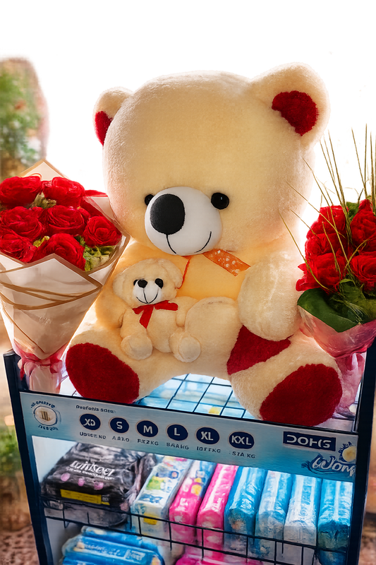 Soft Beige Plush Teddy Bear