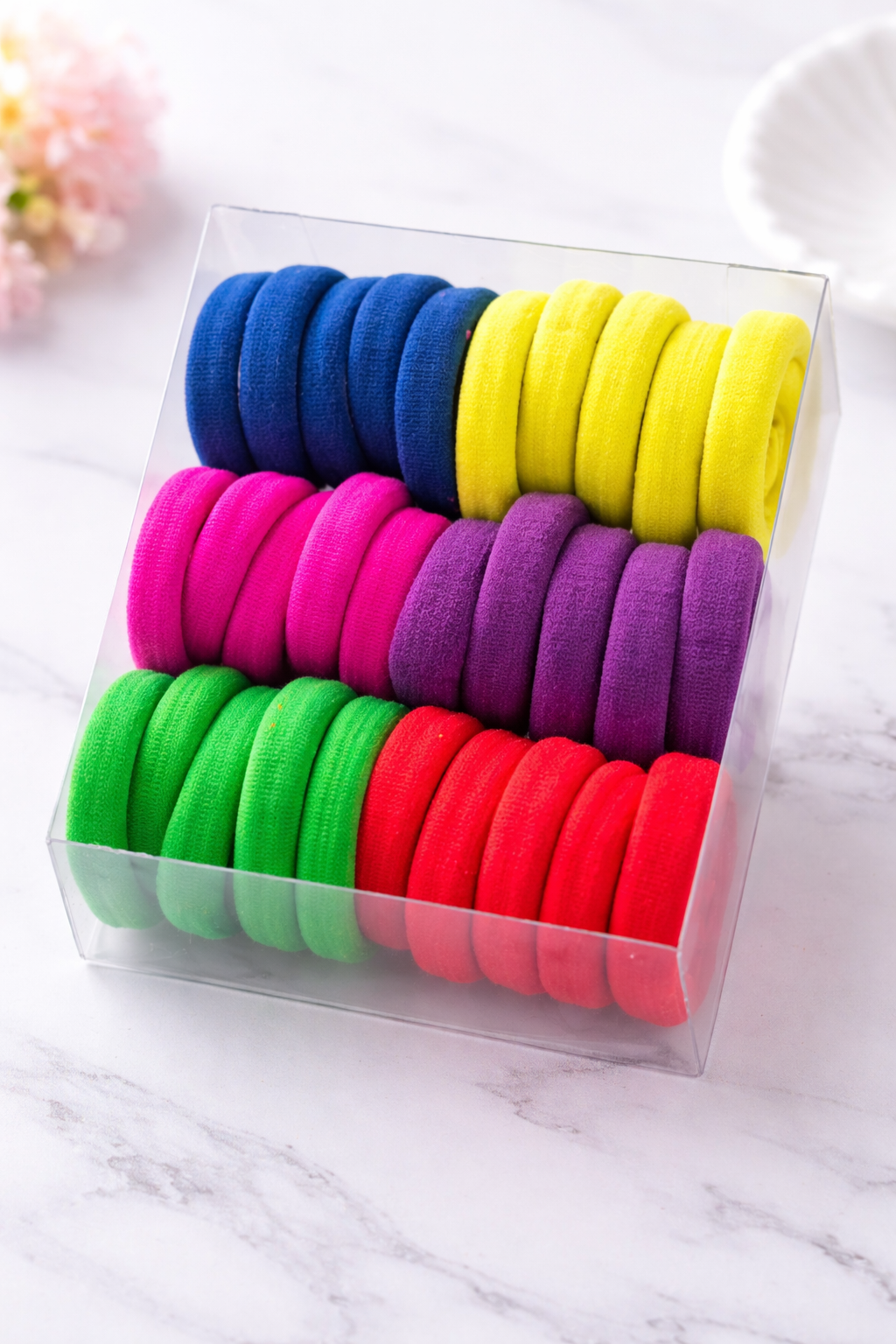 Soft & Stretchable Hair Rubber Bands For Girl Child