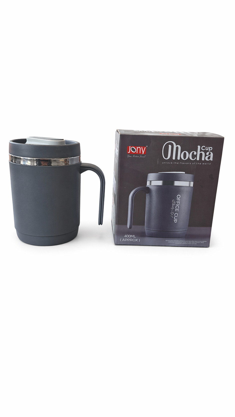 Jony Vacuum Insulated Cup with Inner Steel – Hot & Cold Flask | Portable Travel Mug | Keeps Beverages Hot for 4 Hours