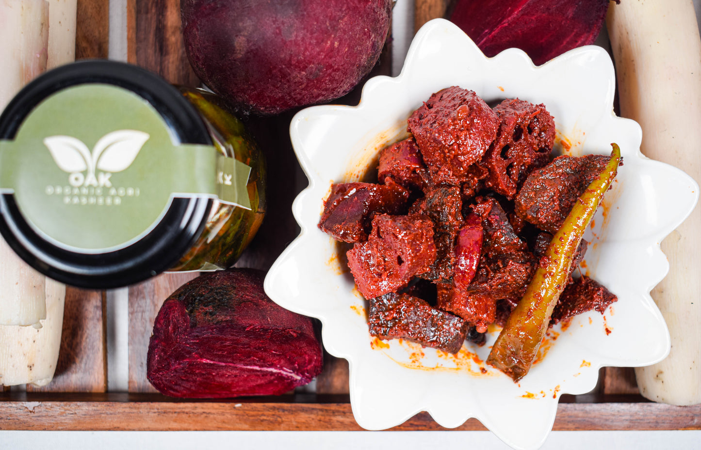 Beetroot & Lotus Stem Pickle | Spicy, Tangy Homemade Style Indian Achaar