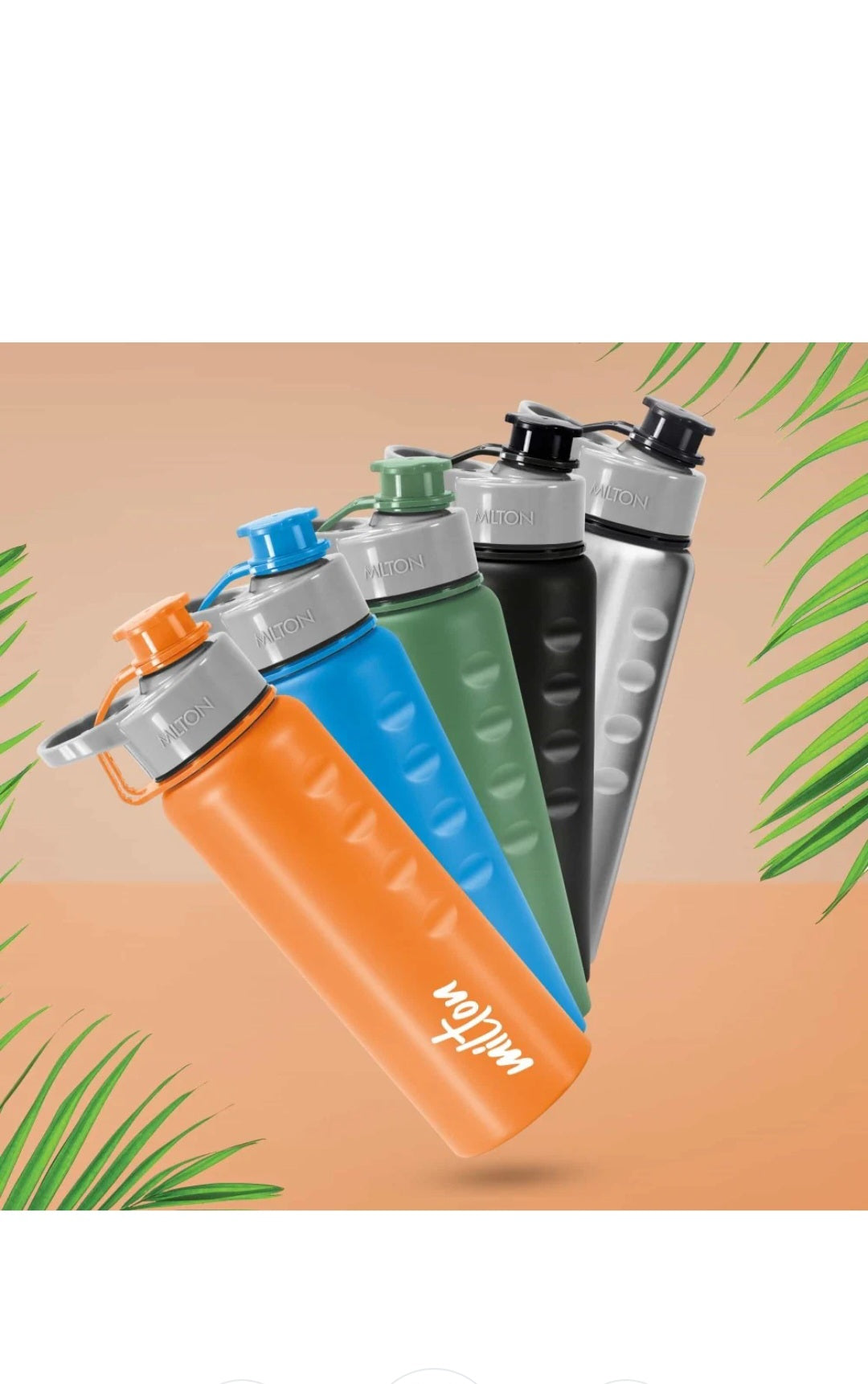 Milton Gripper Water Bottle 500 ml | Leakproof | Lightweight | Easy Grip