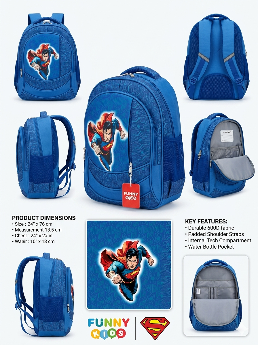 FUNNY KIDS BACK PACK SCHOOL BAGS