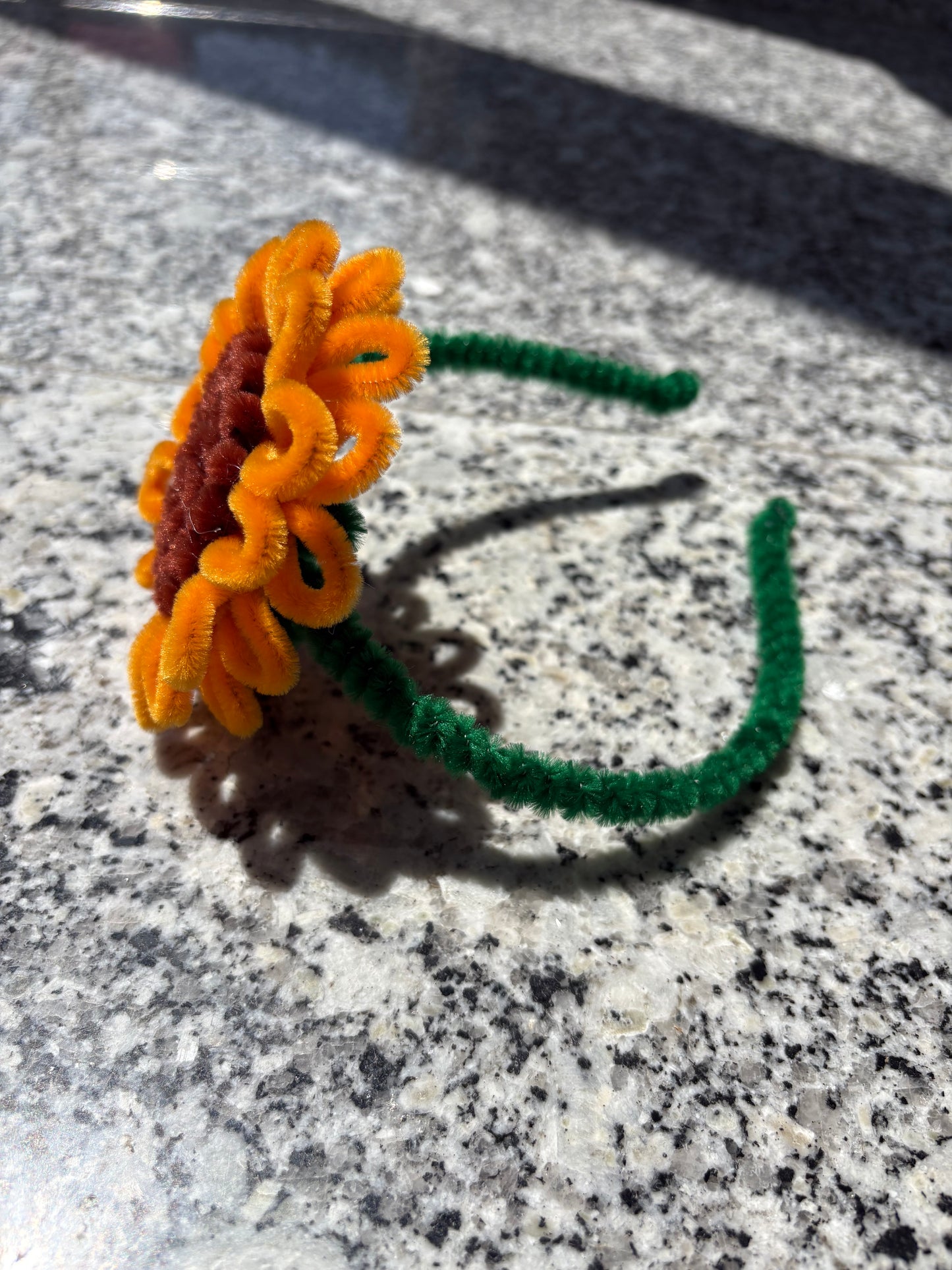Handmade Sunflower Headband.