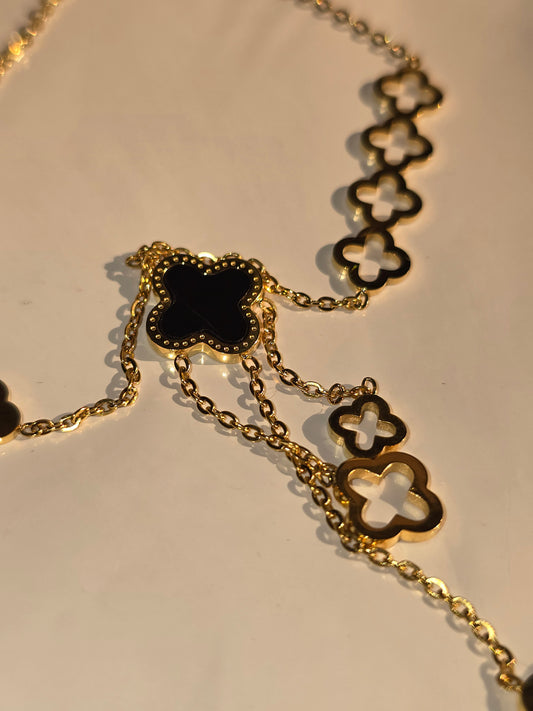 Amalfi Clover Drop Necklace