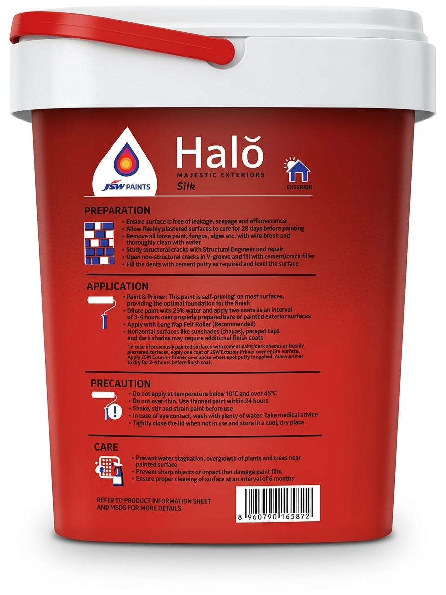 HALO EXT SILK HE1 4 LTR