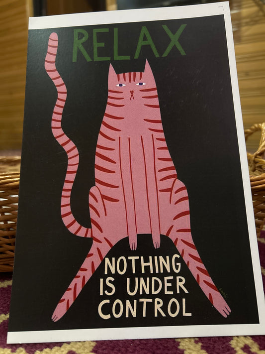 Postcard- Relax, Nothing Is Under Control