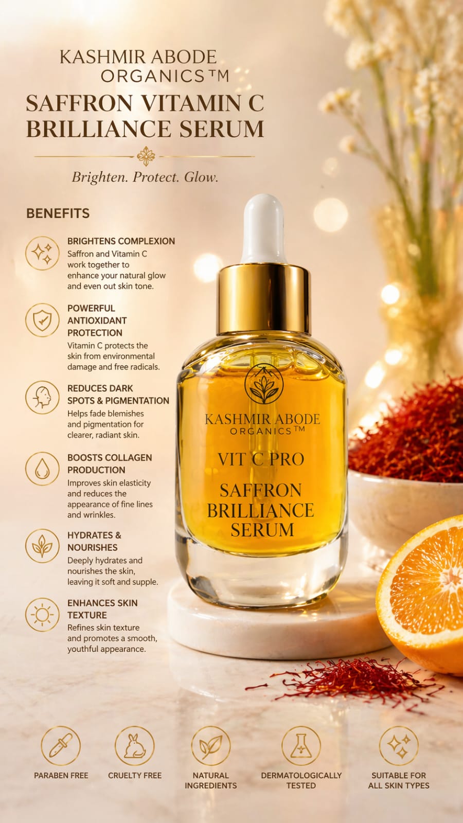 VIT C SAFFRON BRILLIANCE SERUM