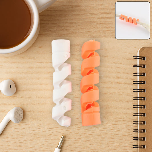 Anti-fray Spiral Cable Protector - (2 Pc Set)