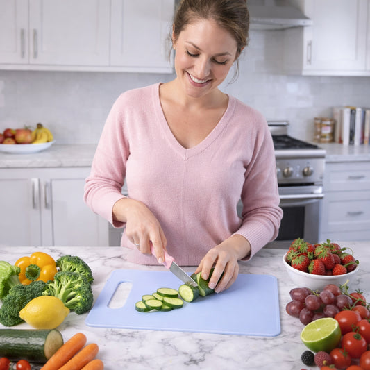 3 In 1 Multipurpose Kitchen Fruit Vegetable Cutting Board Set