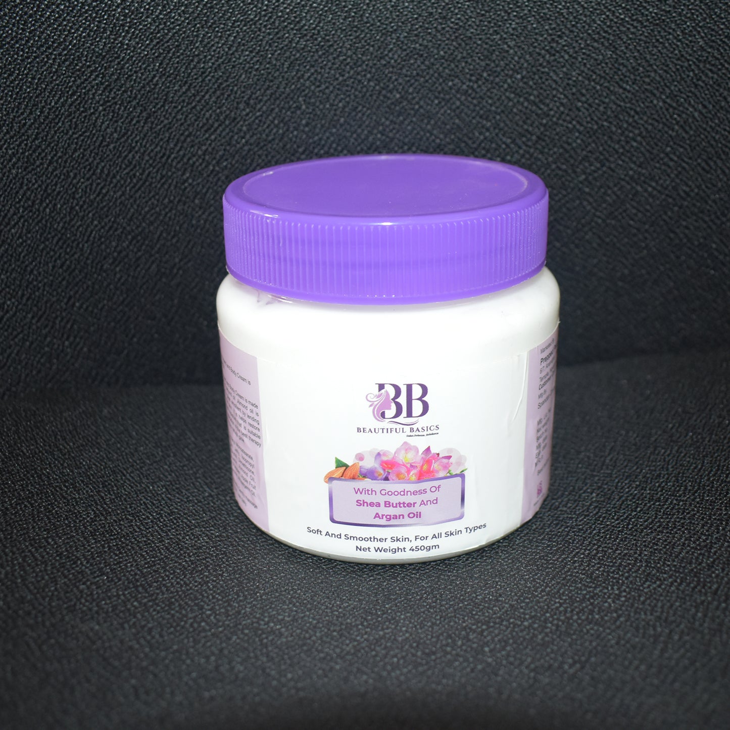 Beautiful Basics Shea Butter Argan Oil Body Cream 450g