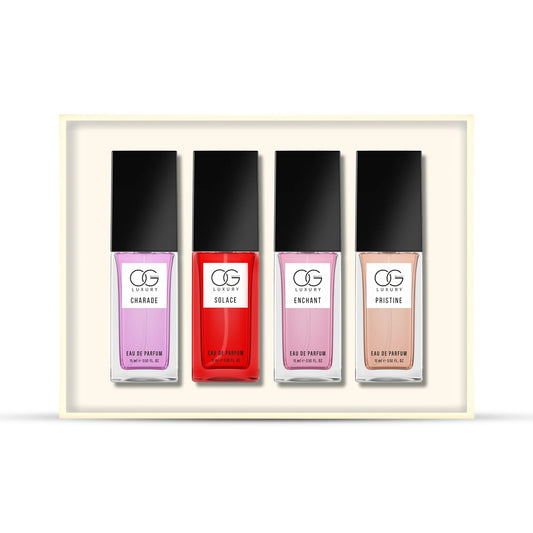 Og Beauty Luxury Pure Elegance Eau De Parfum - (4 Pc Set 15 Ml)