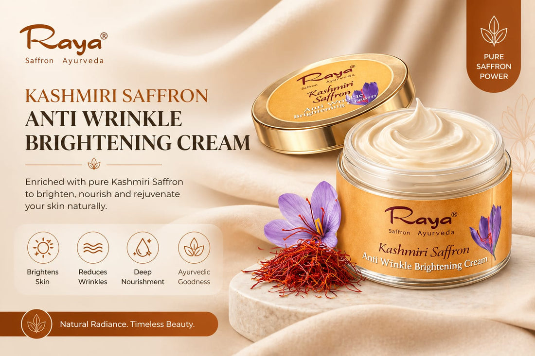 Kashmiri Raya Saffron Cream 50g - Pure Kesar Glow &amp; Nourishing Skin Cream