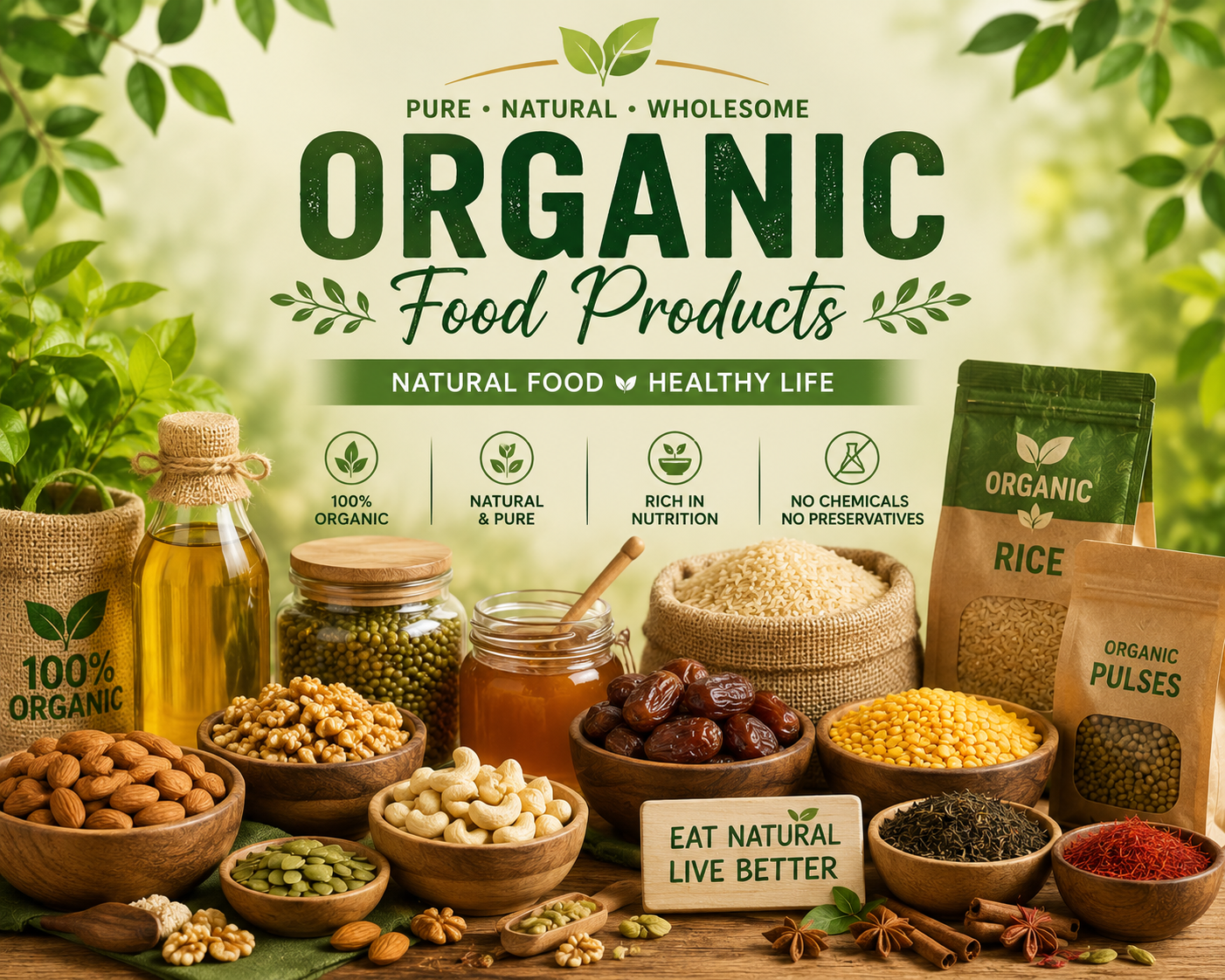 Organic Food Products | Natural & Healthy Organic Foods