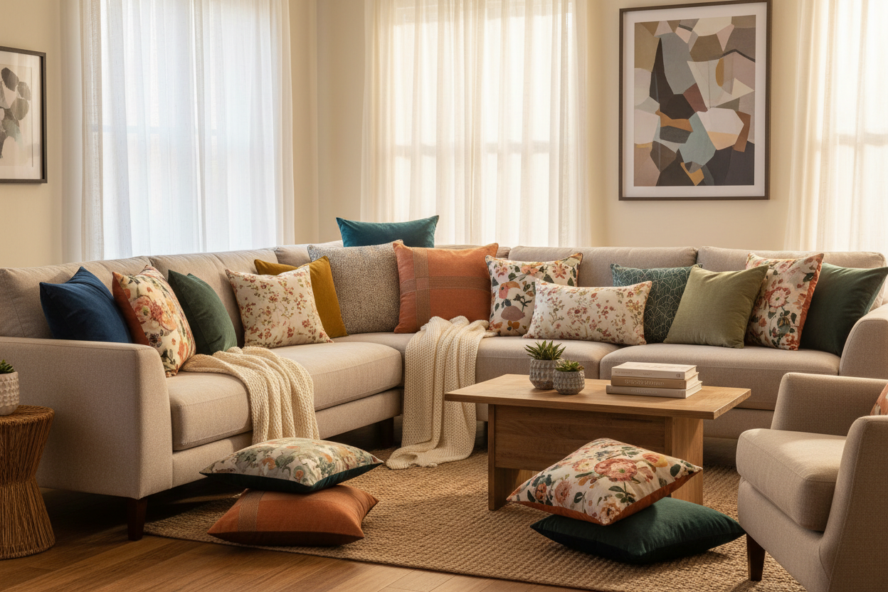 Cushion & Curtain – Home & Living Collection