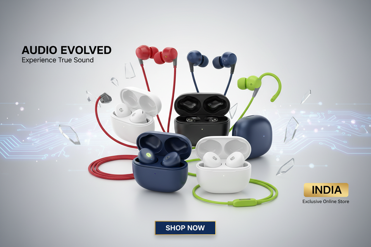Earbuds Online in India | Wireless & Wired Earbuds