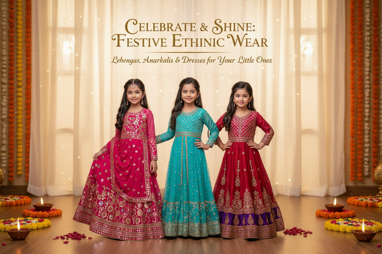 Girls Ethnic Wear Collection for Festivals & Special Occasions