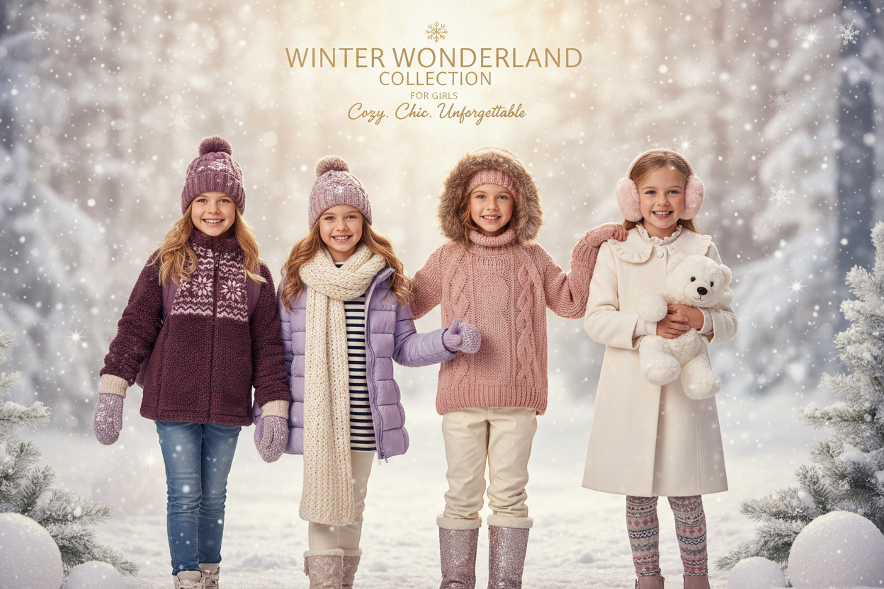 Girls Winterwear Collection | Warm & Stylish Winter Clothes