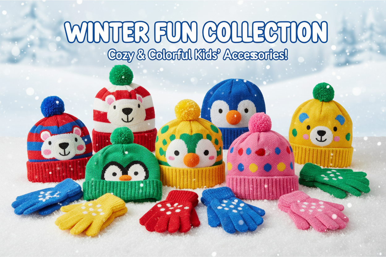 Kids Caps & Gloves Online | Winter Caps & Gloves for Kids