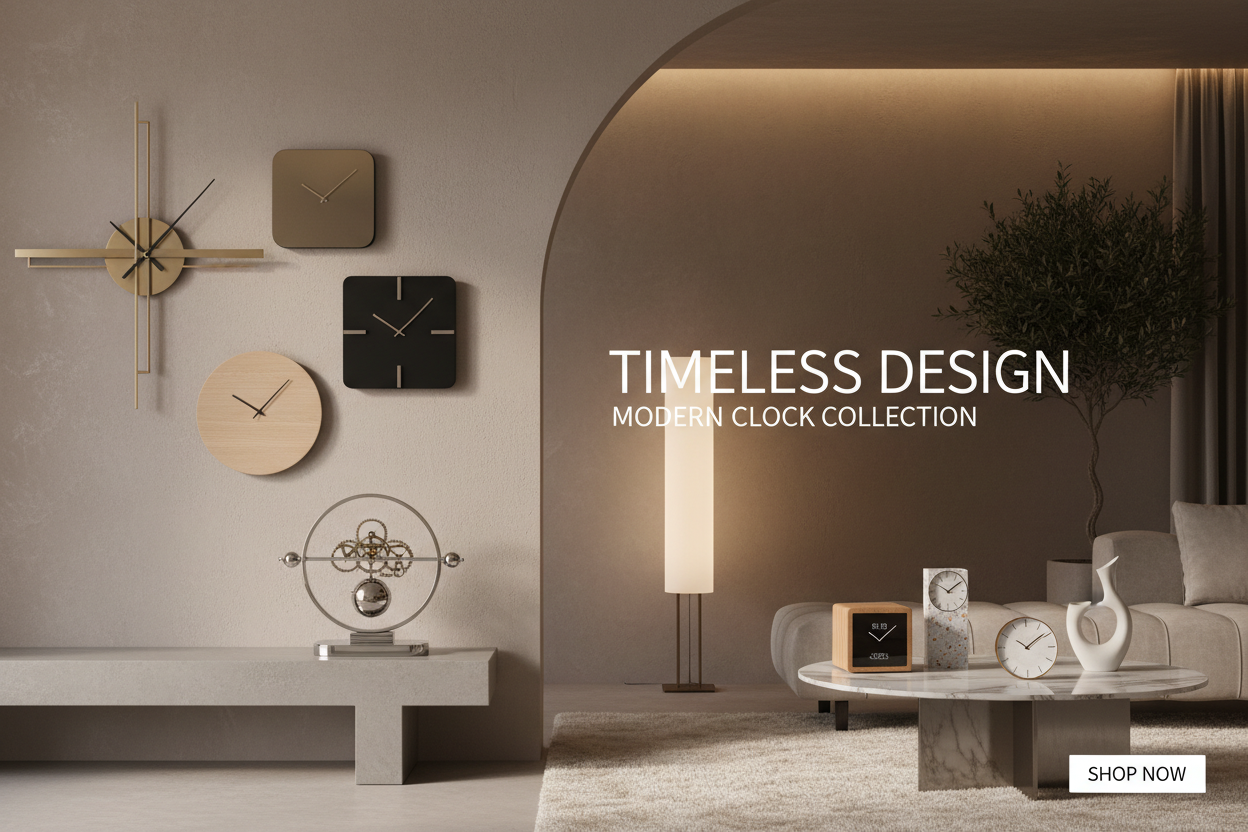 Wall & Table Clocks for Home Décor | Modern Clocks Online