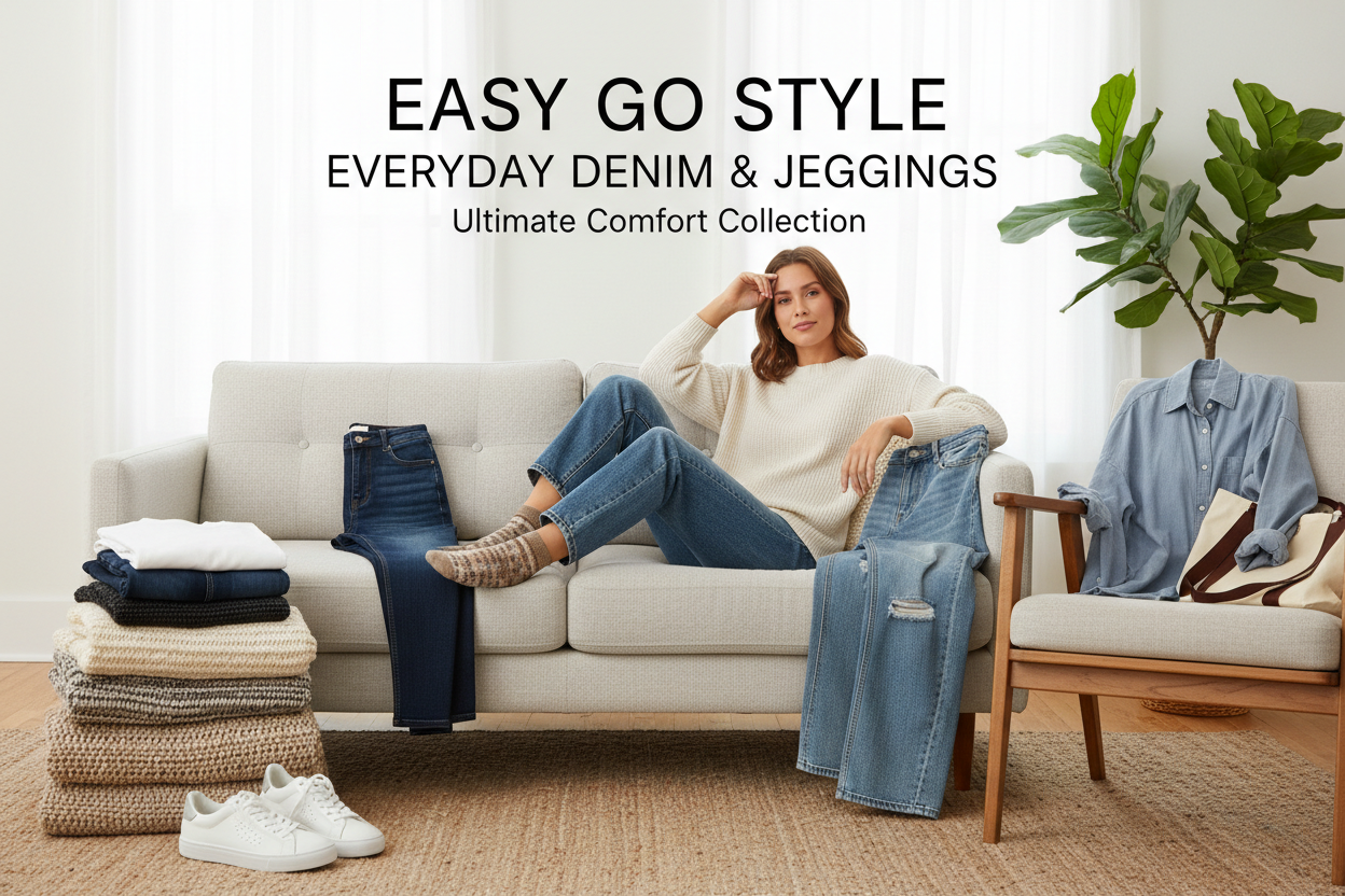 Womens Jeans & Jeggings Collection – Everyday Comfort, Easy Style