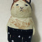 Hand-Carved Kitten Ornament – Handmade Decorative Home Showpiece