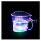 759 Heart Shape Activated Blinking Led Glass Cup