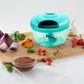 080 Manual Food Chopper Compact  Powerful Hand Held Vegetable Chopperblender