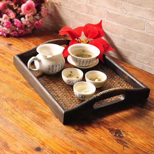 Thai Handicrafts Beauty Salon Supplies Tray – Elegant Organizer Decor
