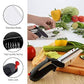 4 in 1 Stainless Steel Multi Functional Kitchen Vegetable Clever Cutter (Multicolor, Pack of 1)