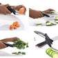 4 in 1 Stainless Steel Multi Functional Kitchen Vegetable Clever Cutter (Multicolor, Pack of 1)