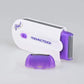 Rechargeable Epilator Remover Smooth Touch Hair Removal Instant Pain Free Razor Sensor (Purple)