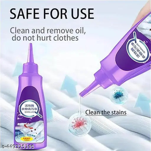 Stain Remover | Multi-Purpose Roll Bead Fabric Clothes Stain Remover for Cotton