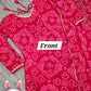 Women'S Red Bandhani Styles Gown