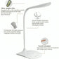 Charkee 3W Powerful Rechargeable Emergency Table Lamp / Student Reading Light Pack of 1