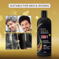 Herbal 3 in 1 Hair Dye Instant Black Hair Shampoo for Women & Men|Organic Shampoo Herbal 3 in 1 Hair Dye Instant Black Hair Shampoo for Women & Men 100% Coverage Shampoo 100ml Pack of 2