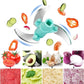 Vegetable Chopper for Kitchen, Onion Chopper, Onion Cutter, Vegetable Cutter for Kitchen (Multicolor) (500ml - 3 Blades)