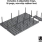 Kitchen Cupboard Organization Drawer Organizer, Pegboard Tray