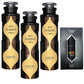 Aro Magnet Alcohol Free DeoDorant Spray 200ml and 555 Concentrated Attar(Pack of 3)