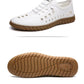 Men's Stylish Laser Cut White Casual Shoes