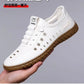 Men's Stylish Laser Cut White Casual Shoes